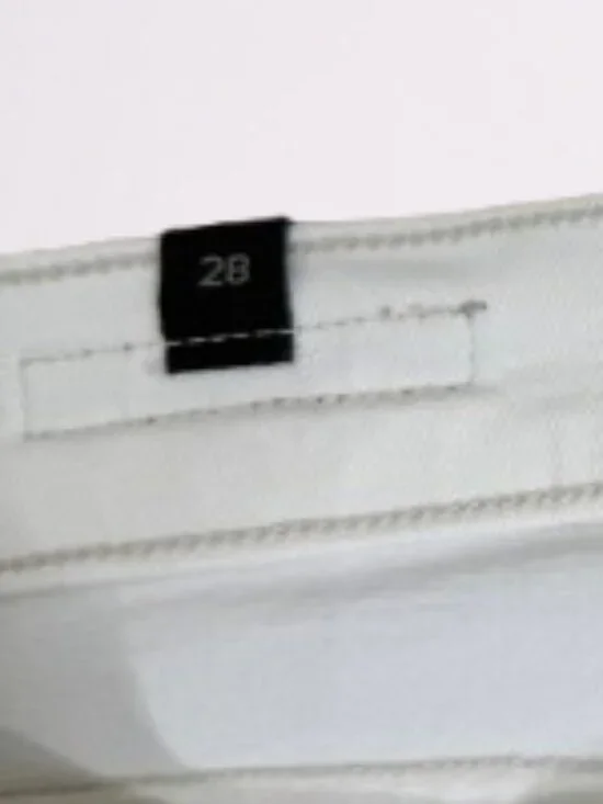 Citizen of Humanity Mid Rise Emannuelle Slim Boot Stretch Jeans Size 28x33 White - Picture 6 of 13